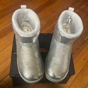 UGG Silver Sequin Women's Boots